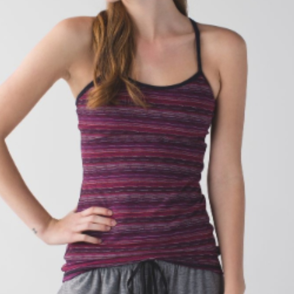 Lululemon Athletica Power Y Tank Space Dye Twist